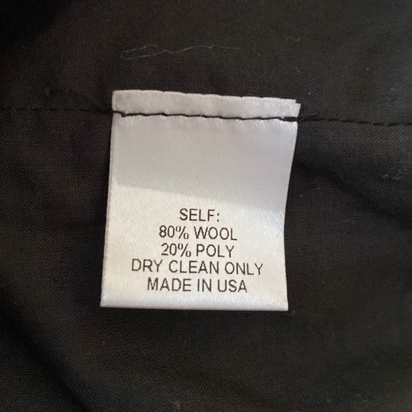 Sea New York Black Wool Pleated Contrast Band Skirt🖤🧡🖤 - Picture 9 of 10